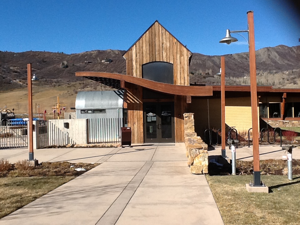 Recreation center entrance